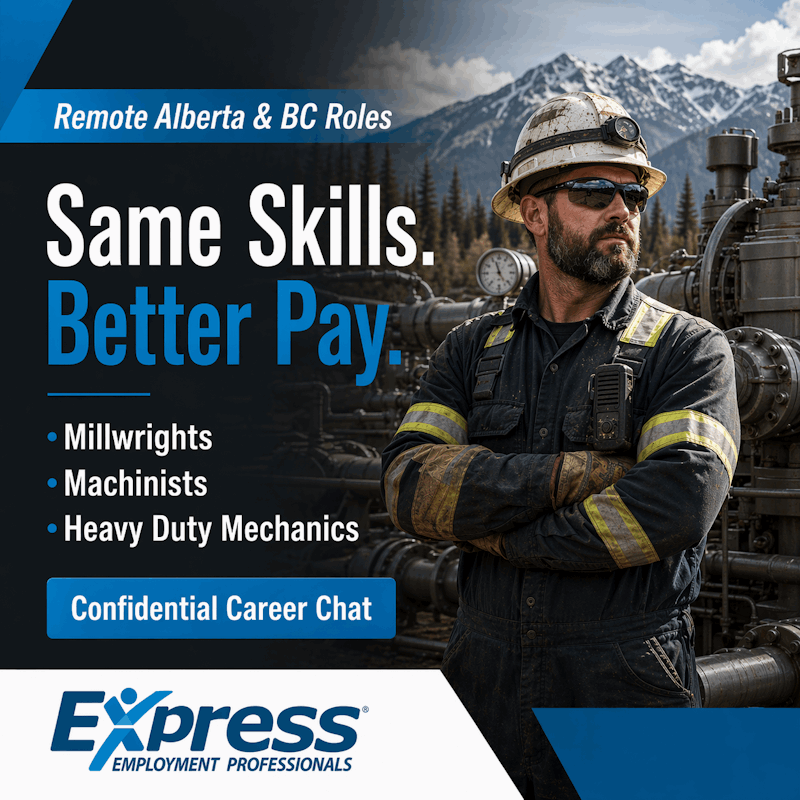 Same Skills Better Pay with Express Edmonton, AB